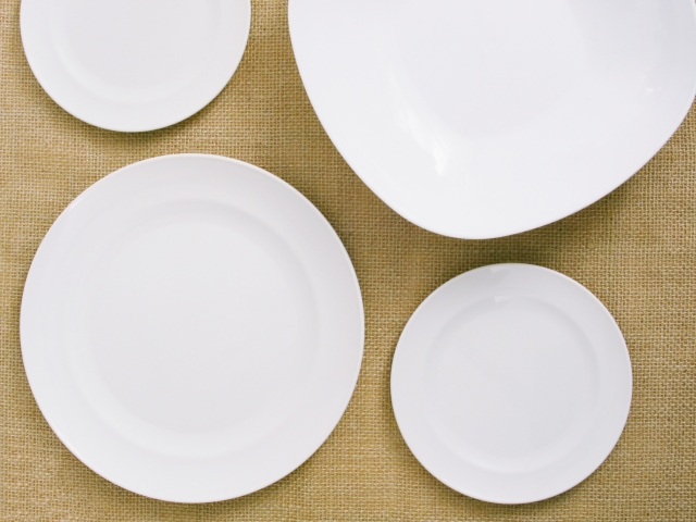白い皿
