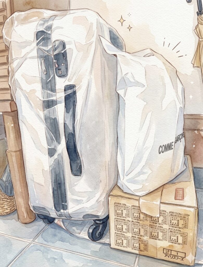 防災用に準備したコロコロ(スーツケース)の中身一覧